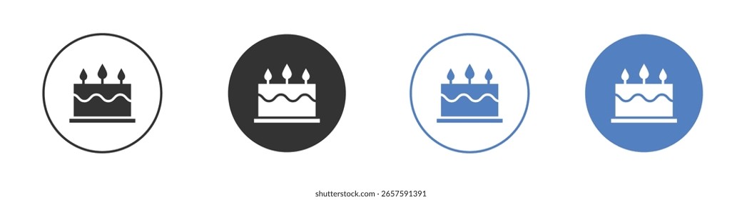 Cake icon logo graphic designs