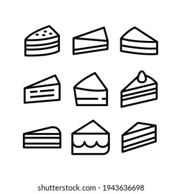 cake icon or logo isolated sign symbol vector illustration - Collection of high quality black style vector icons

