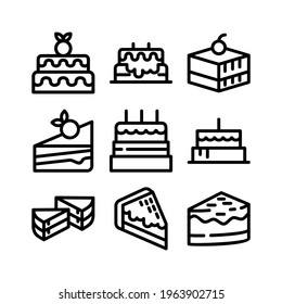 cake icon or logo isolated sign symbol vector illustration - Collection of high quality black style vector icons
