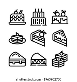 cake icon or logo isolated sign symbol vector illustration - Collection of high quality black style vector icons
