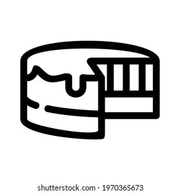 cake icon or logo isolated sign symbol vector illustration - high quality black style vector icons
