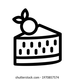 cake icon or logo isolated sign symbol vector illustration - high quality black style vector icons
