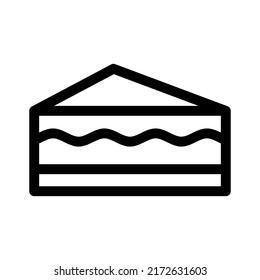cake icon or logo isolated sign symbol vector illustration - high quality black style vector icons
