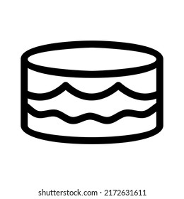 cake icon or logo isolated sign symbol vector illustration - high quality black style vector icons
