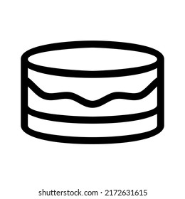 cake icon or logo isolated sign symbol vector illustration - high quality black style vector icons
