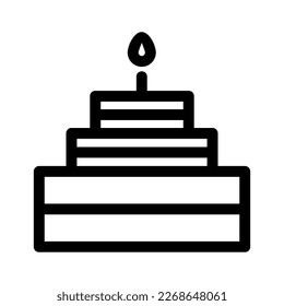 cake icon or logo isolated sign symbol vector illustration - high quality black style vector icons
