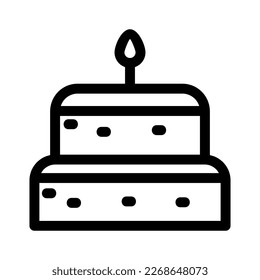 cake icon or logo isolated sign symbol vector illustration - high quality black style vector icons
