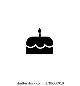 cake icon on a white background