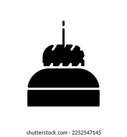 Icono de torcer sobre fondo blanco. Ilustración vectorial.