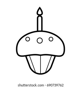 cake icon outline