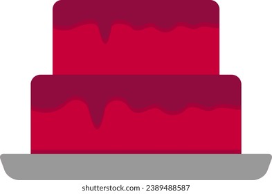 cake icon in party and celebration package