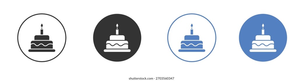 Cake icon pictogram for your web site design, logo