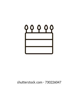 cake icon. sign design