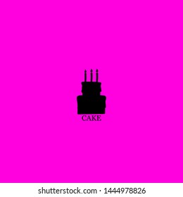 cake icon sign signifier vector