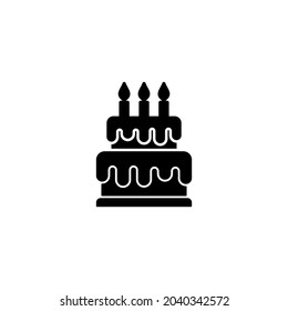 Cake icon. Cake sign and symbol. Birthday cake icon