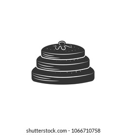 Cake icon. Simple element illustration. Cake symbol design template. Can be used for web and mobile on white background