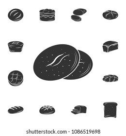 Cake icon. Simple element illustration. Cake symbol design  from Bakery collection set. Can be used for web and mobile on white background