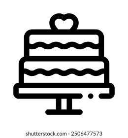 Kuchensymbol mit Stilumriss