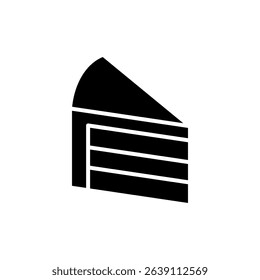 Cake icon symbol for apps and websites. Cake sign and symbol. Birthday cake icon