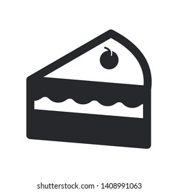 cake icon symbol sign logo template, vector, eps 10