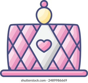 Icono de la torta - Simbolizando dulces delicias y celebración