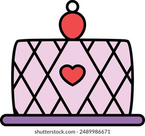 Icono de la torta - Simbolizando dulces delicias y celebración