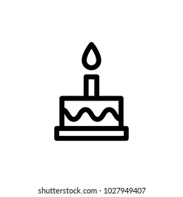 cake icon vector