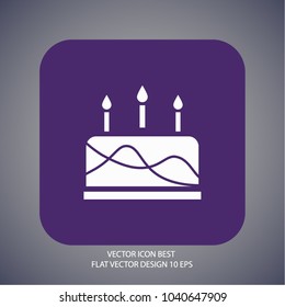 cake icon vector