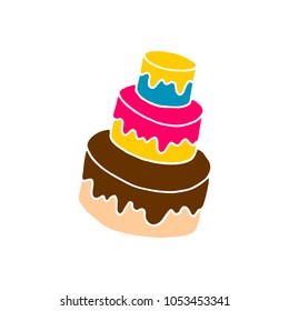 cake icon vector
