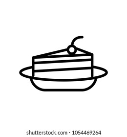 cake icon vector