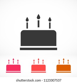 cake icon vector