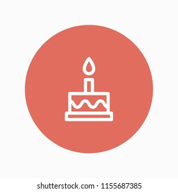 cake icon vector
