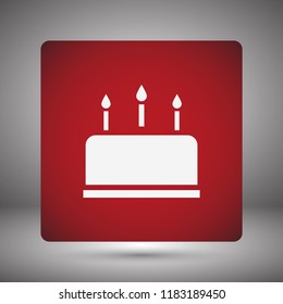 cake icon vector