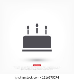 cake icon vector