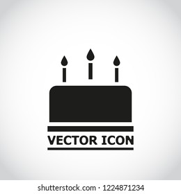 cake icon vector