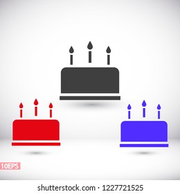 cake icon vector