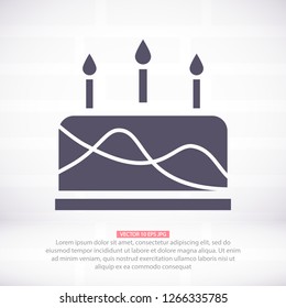 cake icon vector