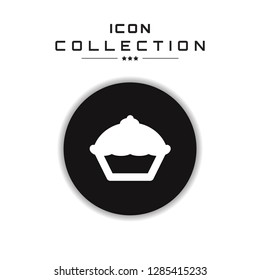 Cake icon vector.