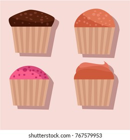 cake icon vector 