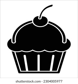 cake icon vector design template