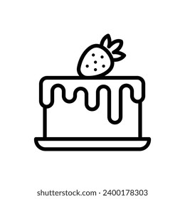cake icon vector design template simple and clean