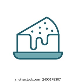 cake icon vector design template simple and clean