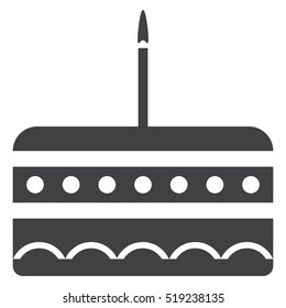 Cake Icon Vector flat design style