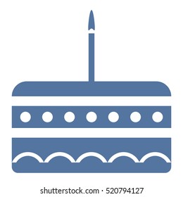 Cake Icon Vector flat design style
