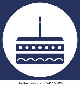 Cake Icon Vector flat design style