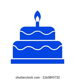 Cake icon. Vector illustration