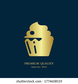 cake icon. Vector illustration EPS 10.