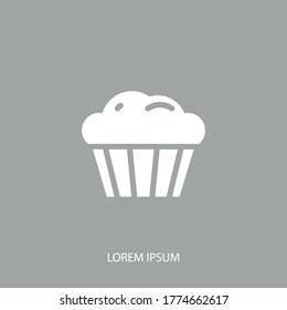 cake icon. Vector illustration EPS 10.