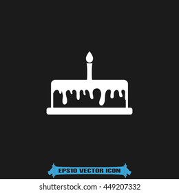 Cake icon vector illustration EPS 10.