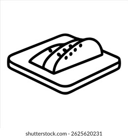 cake icon vector illustration on white